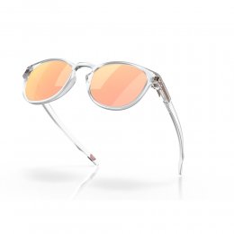 Ochelari de soare Oakley Latch Matte Clear Prizm Rose Gold Polarized