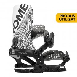Legaturi snowboard Rome Katana Black/White 24/25 - produs utilizat