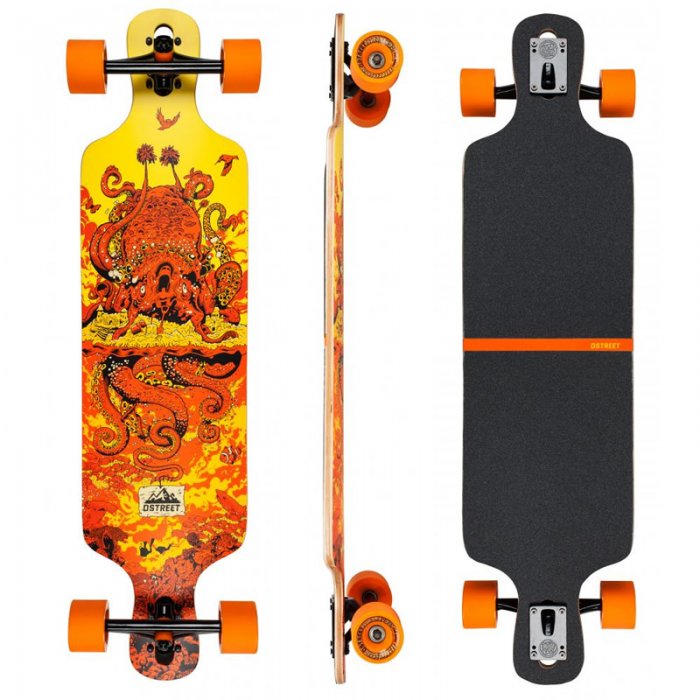 Longboard D STREET Beached 39inch/99cm