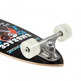 Longboard Arbor Boss Dog Artist Fish Black