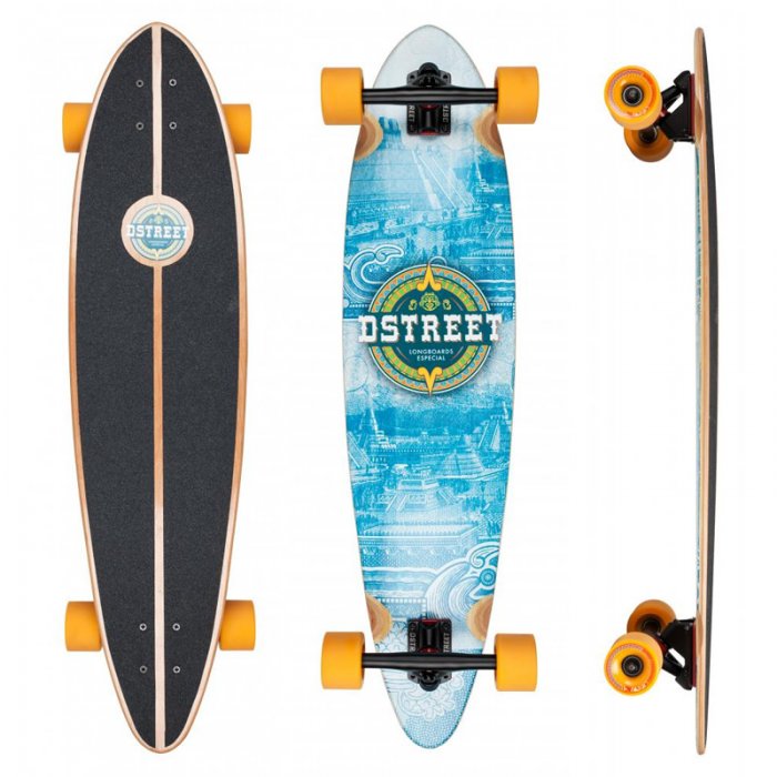 Longboard D STREET Mehico Bamboo Mayan 36inch/91cm