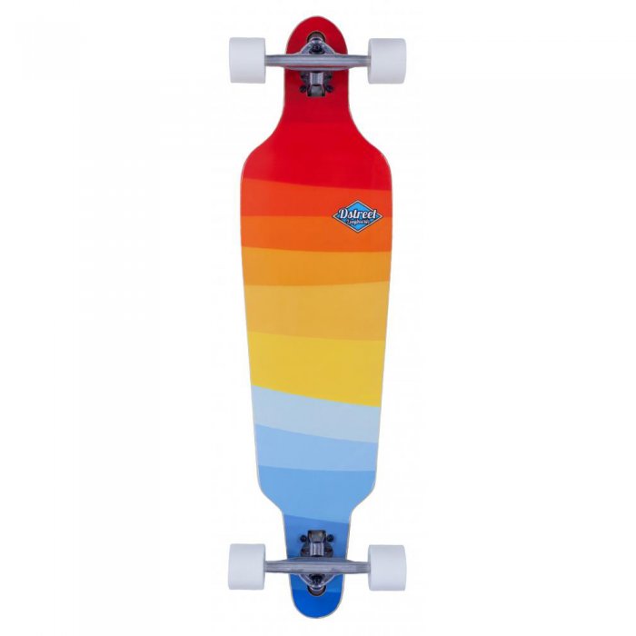 Longboard D Street Drop Through Horizon Multi - Click Image to Close