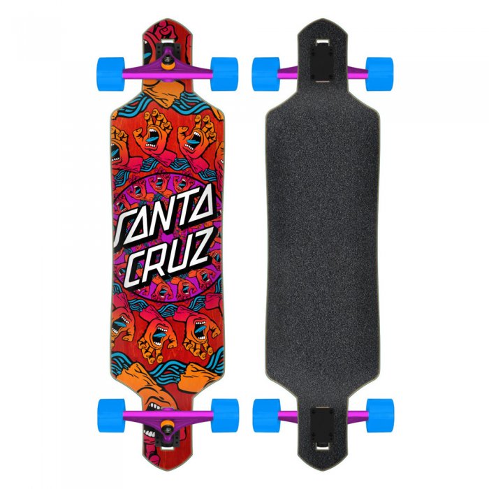 Longboard Santa Cruz Mandala Hand Drop Thru Multi