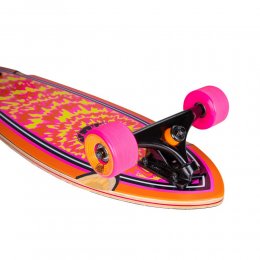 Longboard Santa Cruz Toxic Dot Pintail Pink