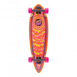 Longboard Santa Cruz Toxic Dot Pintail Pink