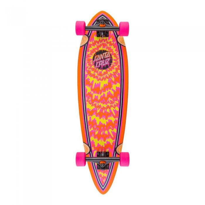 Longboard Santa Cruz Toxic Dot Pintail Pink