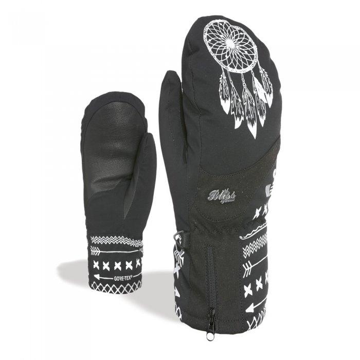 Manusi Level Bliss Emerald Mitt Gore-Tex Black/White