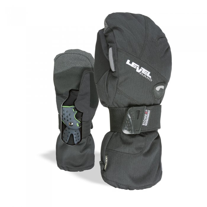 Manusi Level Half Pipe Mitt Gore-Tex Black