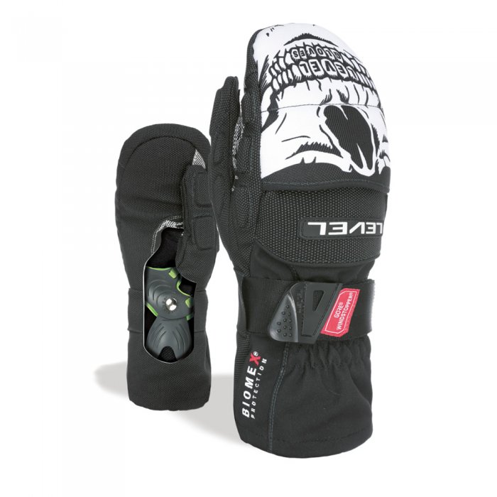 Manusi Level Super Carve Mitt Black/White