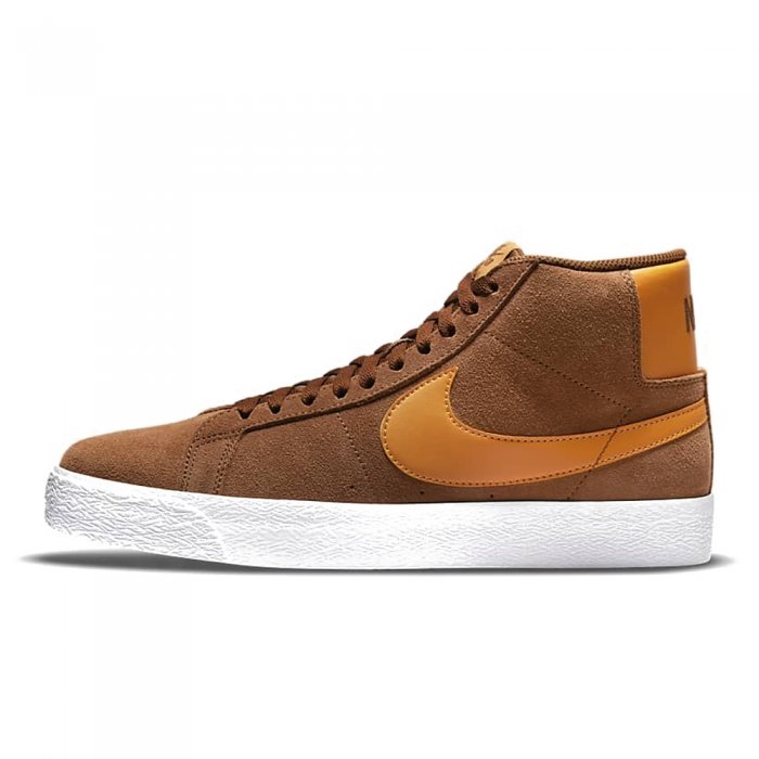 Incaltaminte Nike SB Zoom Blazer Mid Pecan/Pecan/White/Light Curry