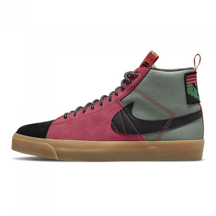 Incaltaminte Nike SB Zoom Blazer Mid PRM Jade Smoke/White/Spice/Black