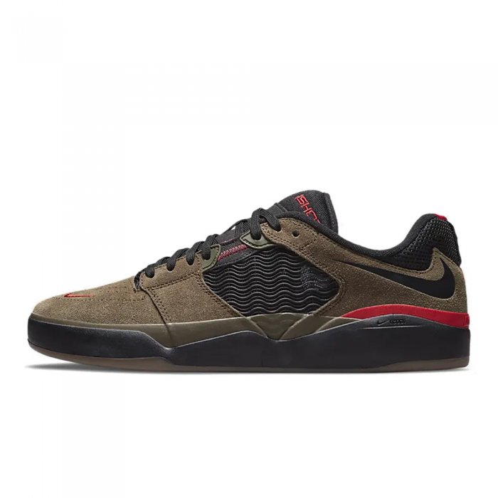 Incaltaminte Nike SB Ishod Light Olive/Light Olive/Varsity Red/Black