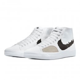 Incaltaminte Nike SB Blazer Court Mid Prm White/White/Black