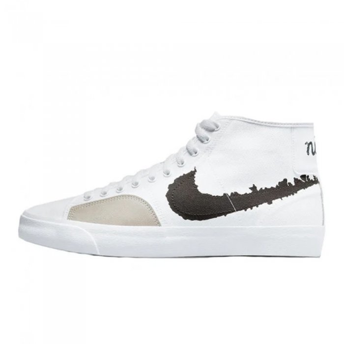 Incaltaminte Nike SB Blazer Court Mid Prm White/White/Black