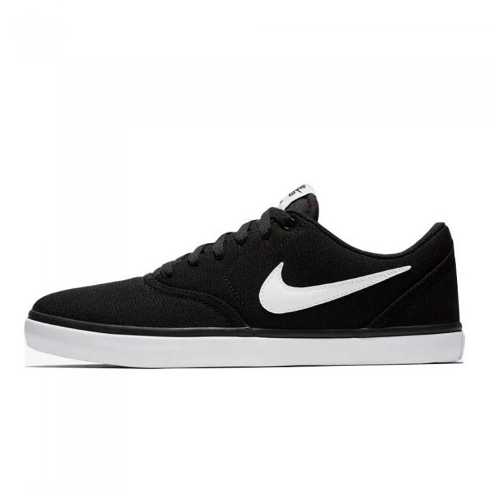 Incaltaminte Nike SB Check Solarsoft Canvas Black/White