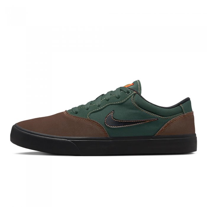 Incaltaminte Nike SB Chron 2 Light Chocolate/Noble Green/Safety Orange/Black