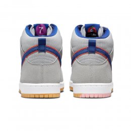 Incaltaminte Nike SB Dunk High Prm Cloud Grey/Team Orange/White/Rush Blue