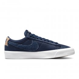 Incaltaminte Nike SB Zoom Blazer Low Pro GT Prm Midnight Navy/White