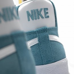 Incaltaminte Nike SB Zoom Blazer Mid Cerulean/White