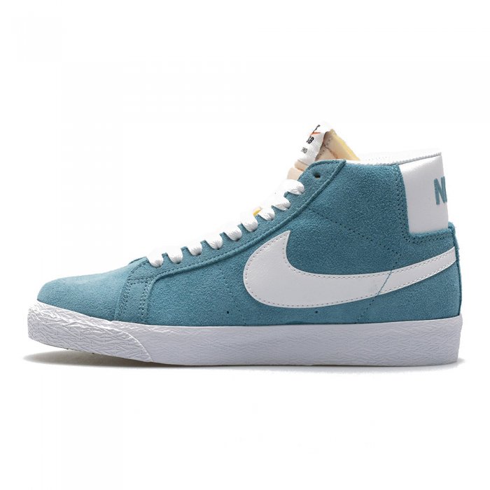 Incaltaminte Nike SB Zoom Blazer Mid Cerulean/White