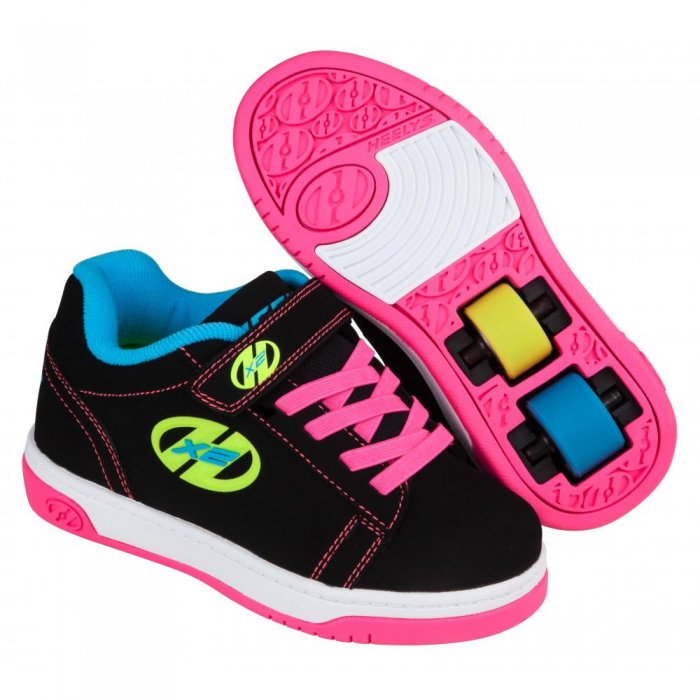 Heelys Dual Up Black/Neon Multi