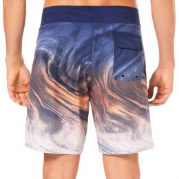 Pantaloni scurti apa Oakley Cosmic Tides 18 Gradient Swirl Blue/Orange