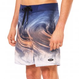 Pantaloni scurti apa Oakley Cosmic Tides 18 Gradient Swirl Blue/Orange