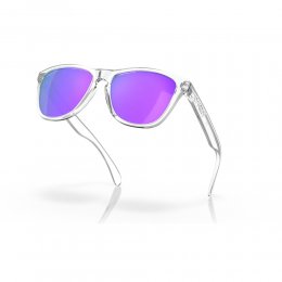 Ochelari de soare Oakley Frogskins Polished Clear Prizm Violet