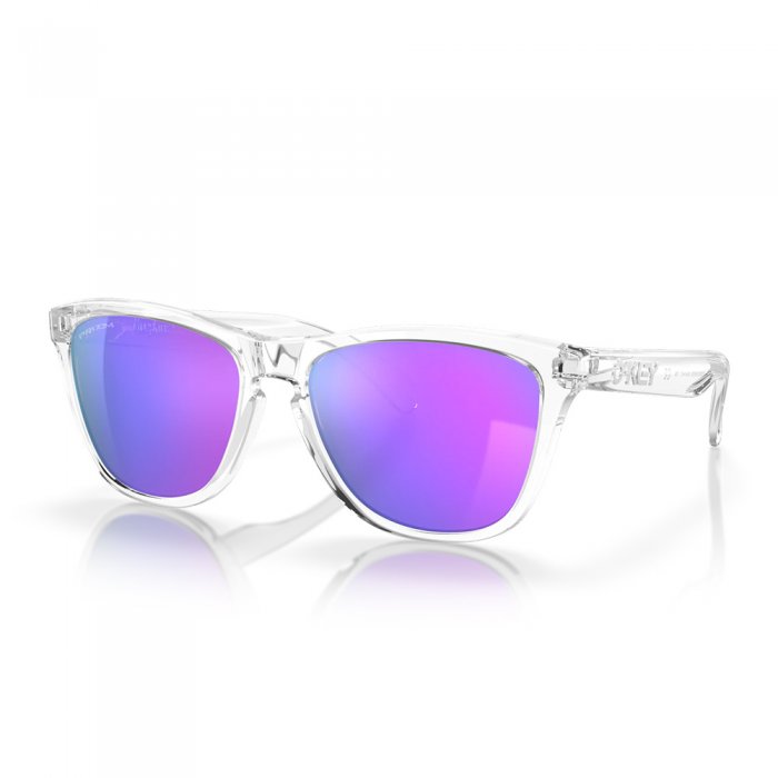 Ochelari de soare Oakley Frogskins Polished Clear Prizm Violet