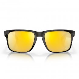 Ochelari de soare Oakley Holbrook Matte Black Tortoise Prizm 24K Polarized