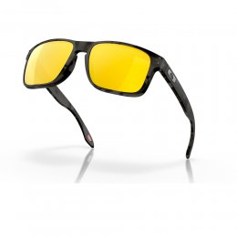 Ochelari de soare Oakley Holbrook Matte Black Tortoise Prizm 24K Polarized