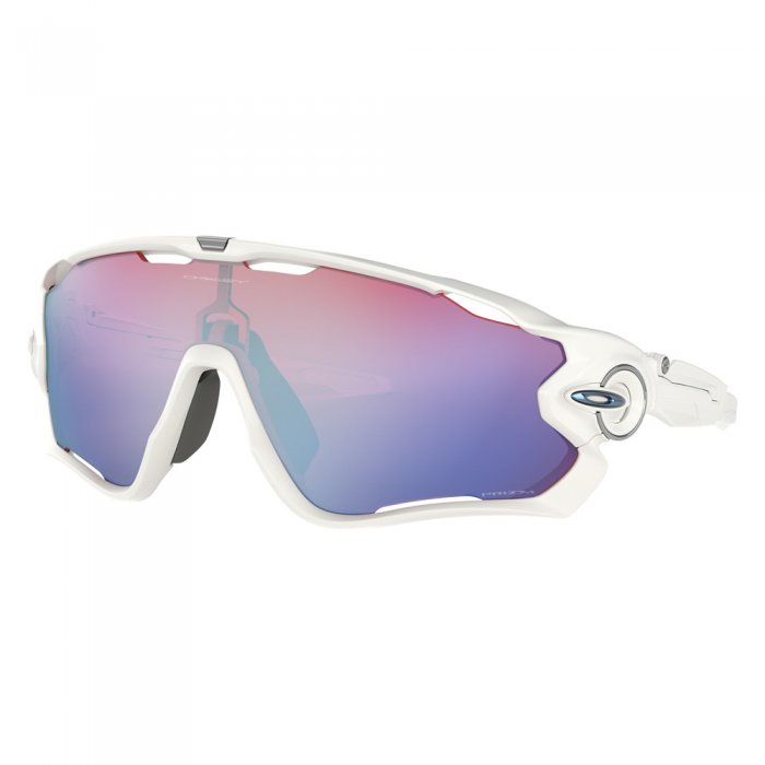 Ochelari Oakley Jawbreaker Polished White Prizm Sapphire Snow