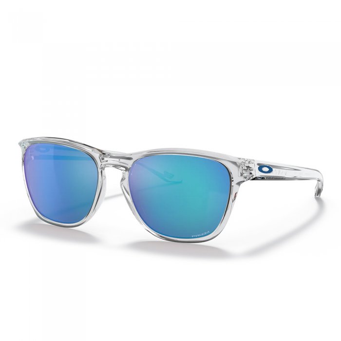 Ochelari de soare Oakley Manorburn Polished Clear Prizm Sapphire