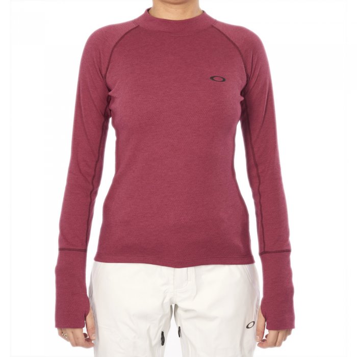 Underwear Oakley Women\'s Longsleeve Base Burgundy