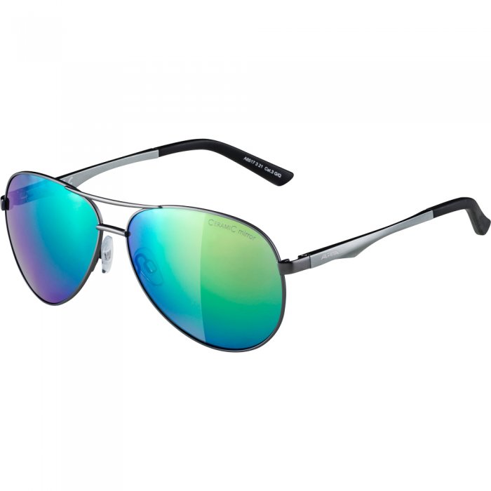 Ochelari Alpina A 107 Gun Matt/Green Mirror