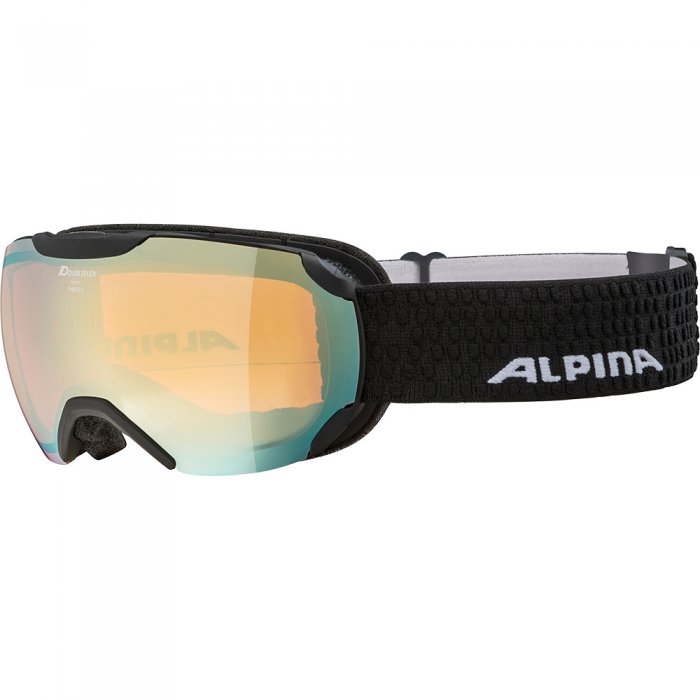 Ochelari Alpina Pheos S Q-LITE black matt/gold sapphire