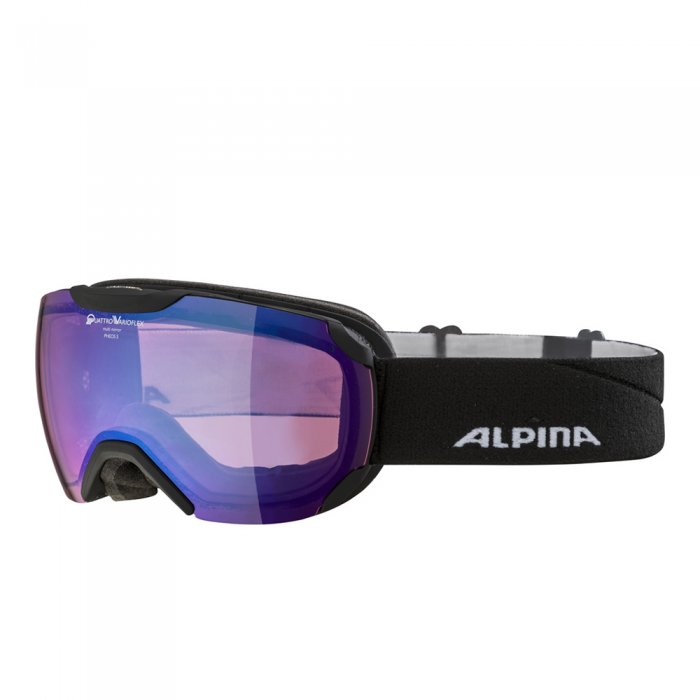 Ochelari Alpina Pheos S black matt QV blue