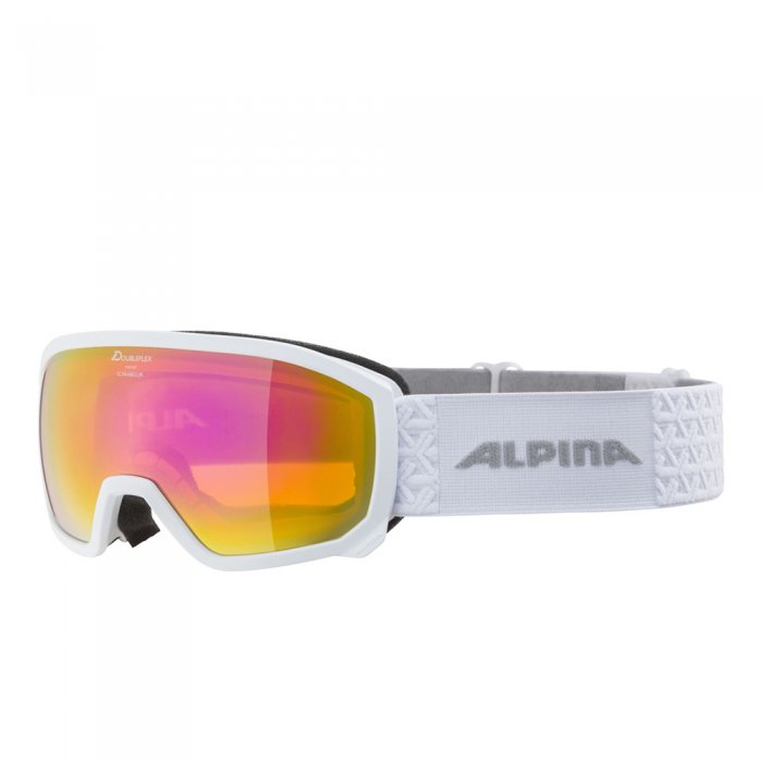 Ochelari Alpina Scarabeo JR Q-LITE white-white/pink