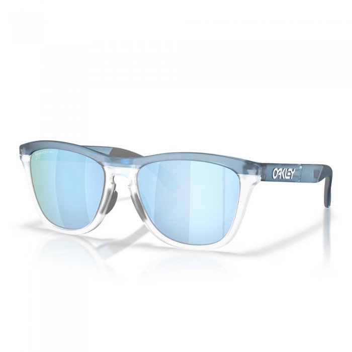 Ochelari de soare Oakley Frogskins Range XL Transparent Stonewash Clear Prizm Deep Water Polarized