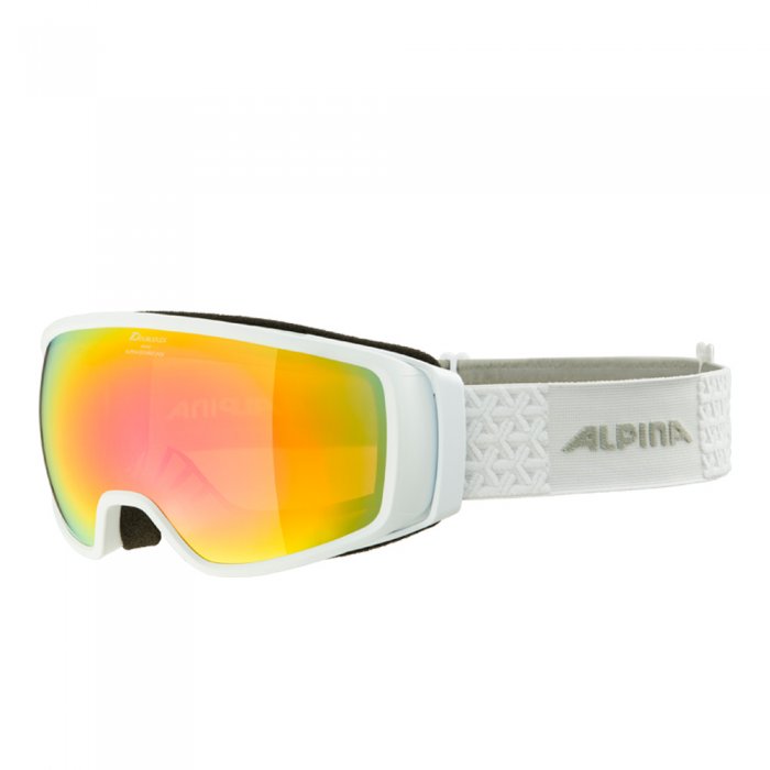 Ochelari Alpina Double Jack Q-LITE white/rainbow