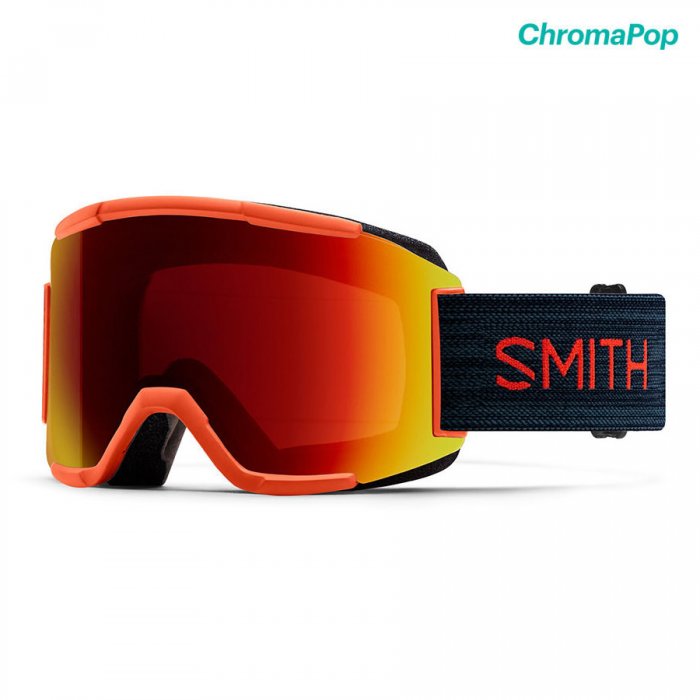 Ochelari Smith Squad Red Rock ChromaPop Sun Red Mirror