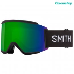 Ochelari Smith Squad XL Black ChromaPop Sun Green Mirror