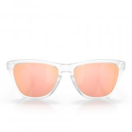 Ochelari de soare Oakley Frogskins XS Matte Clear Prizm Rose Gold