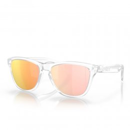 Ochelari de soare Oakley Frogskins XS Matte Clear Prizm Rose Gold