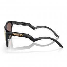 Ochelari de soare Oakley Frogskins Hybrid Matte Black 24K Prizm Polarized
