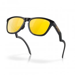 Ochelari de soare Oakley Frogskins Hybrid Matte Black 24K Prizm Polarized