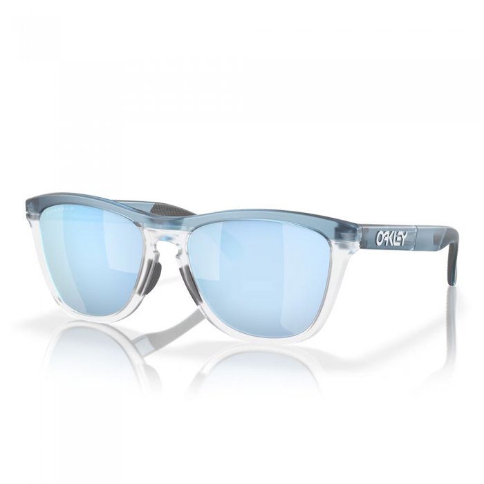 Ochelari de soare Oakley Frogskins Range Transparent Stonewash Prizm Deep Water Polarized