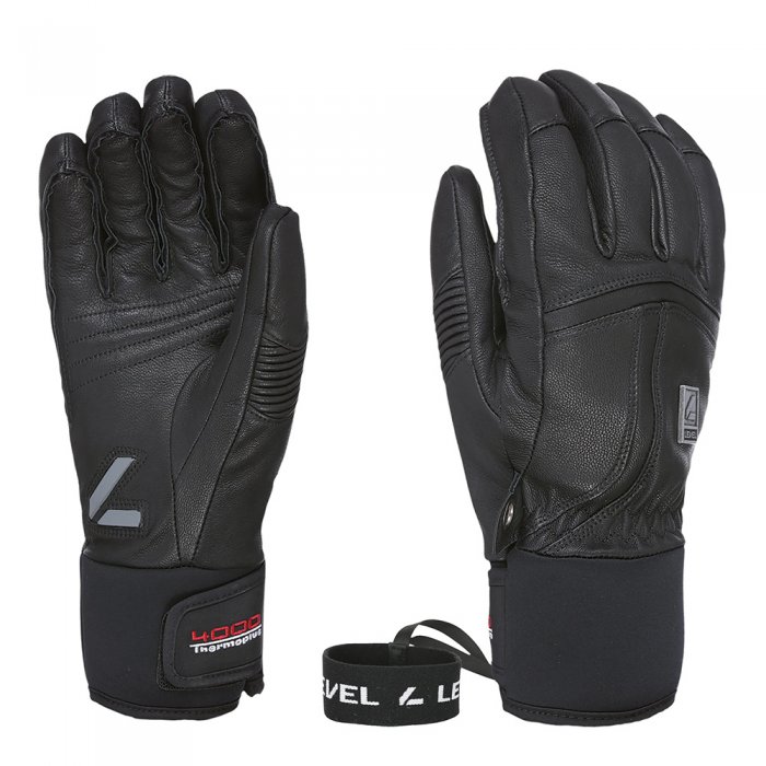 Manusi Level Off Piste Leather Black
