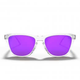 Ochelari de soare Oakley Frogskins XS Polished Clear Prizm Violet
