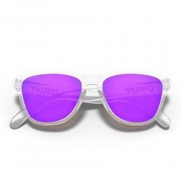 Ochelari de soare Oakley Frogskins XS Polished Clear Prizm Violet